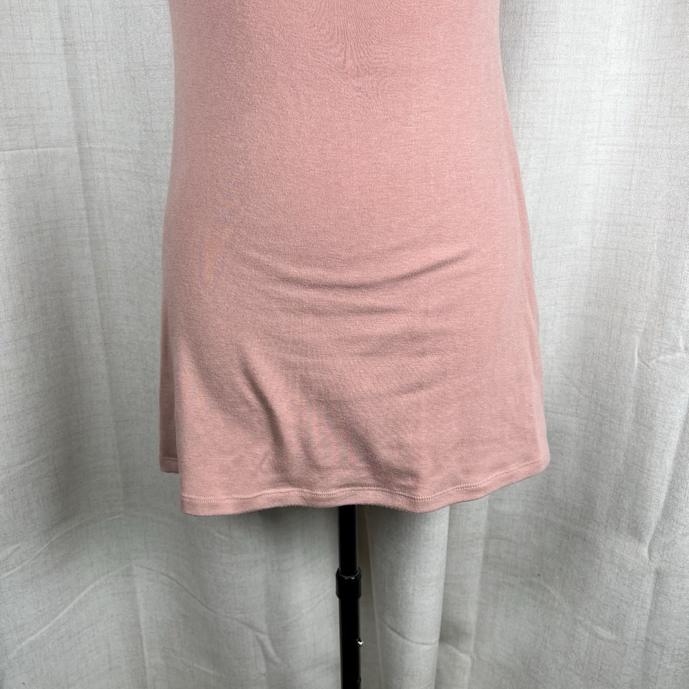 Free People Beach‎ Cora Mini Dress Rose Pink Asymmetrical Bodycon Size Small - Picture 3 of 9